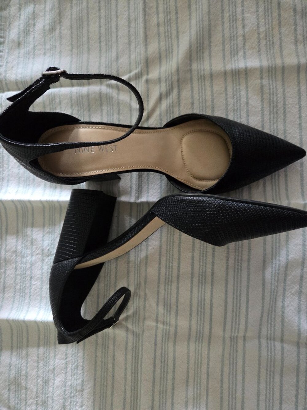Nine West Ankle Strap High Heels Pumps Size 10